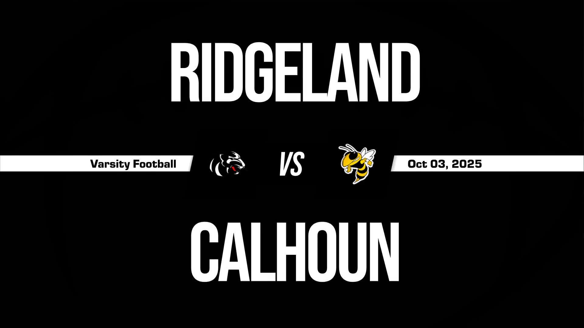 Football Game Preview: Ridgeland Panthers vs. Northwest Whitfield Bruins + How To Watch