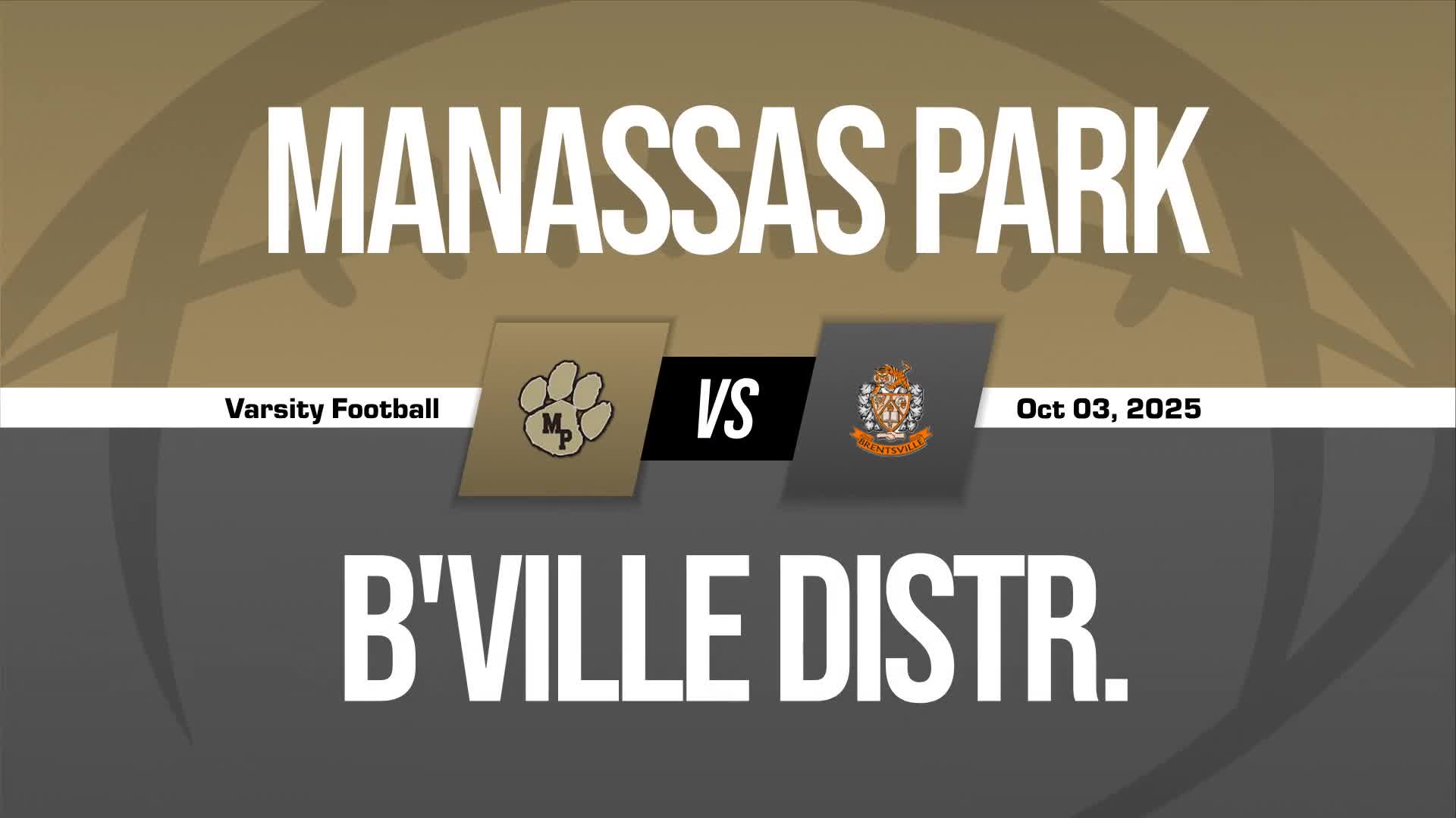 Football Game Preview: Manassas Park Cougars vs. Handley Judges + How To Watch