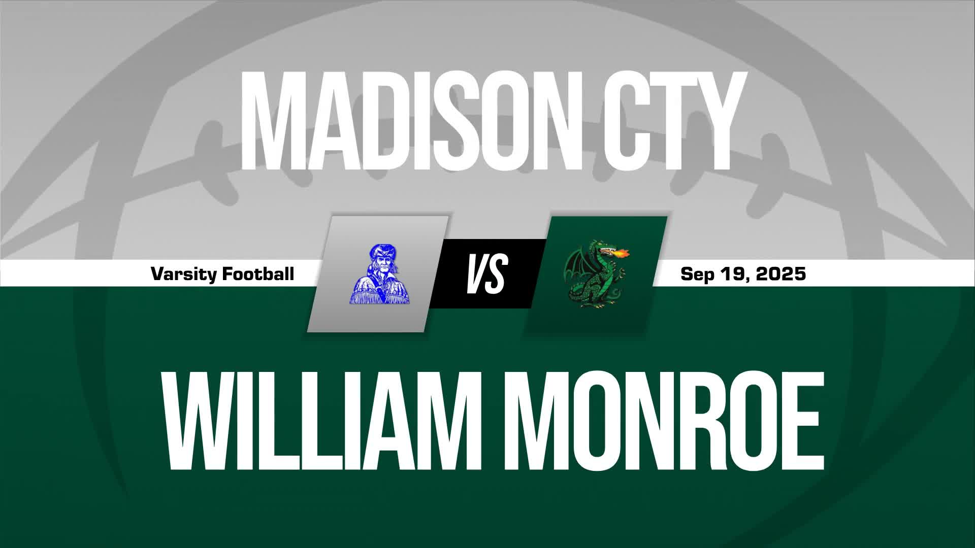 Football Game Preview: William Monroe Dragons vs. Spotswood Trai