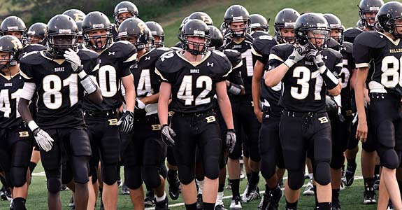 Burke beat Central 14-7 to open the season, and will look to end Central's season in the Nebraska Class A semifinals.