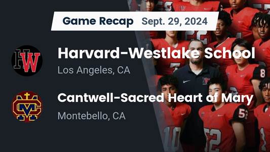 Football Game Preview: Cantwell-Sacred Heart of Mary Cardinals vs. Crespi Celts