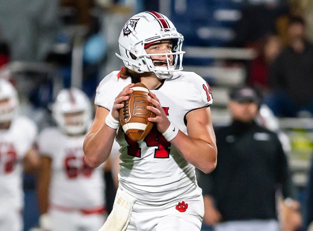 Georgia's fifth-ranked senior prospect Gunner Stockton has accounted for almost 13,000 total yards to go with 184 touchdowns. 