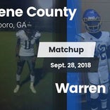 Football Game Recap: Greene County vs. Warren County