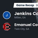 Football Game Recap: Emanuel County Institute Bulldogs vs. Jenkins County War Eagles