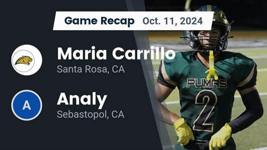 Football Game Preview: Analy Tigers vs. St. Vincent de Paul Must