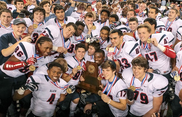 It's hard not to expect the Allen Eagles to make it to the state final again in Texas.