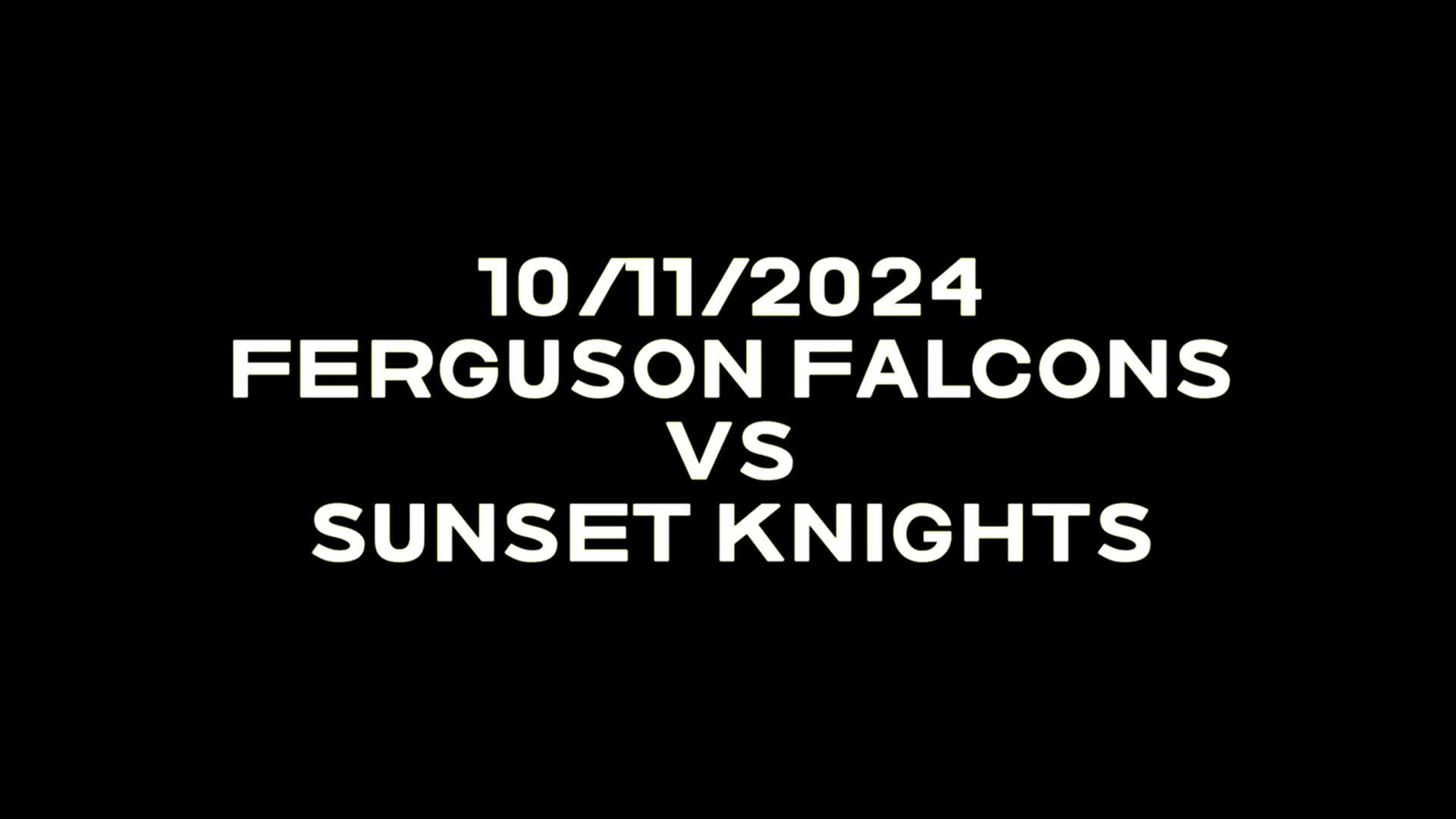 Football Game Preview: Ferguson Falcons vs. Hialeah Gardens Glad