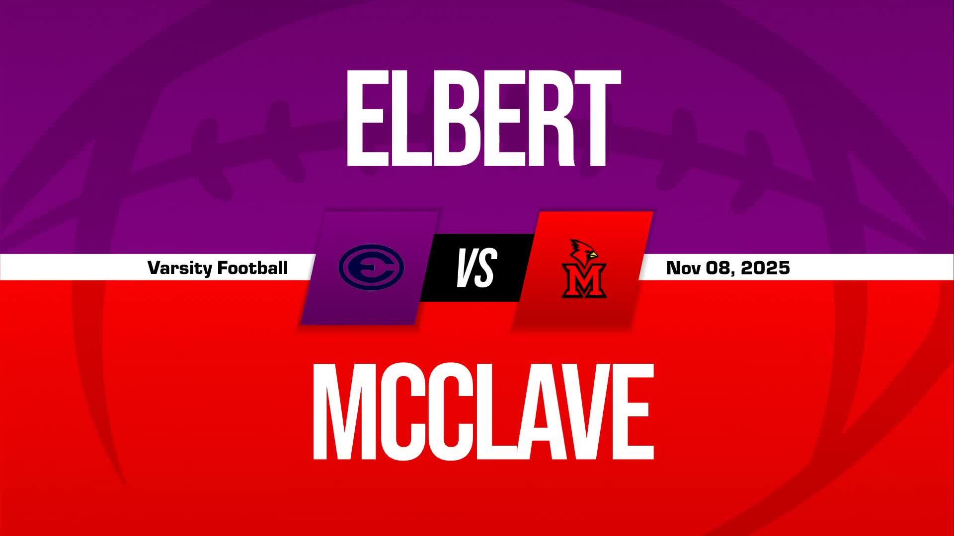 Football Game Preview: McClave Cardinals vs. Norwood Mavericks + How To Watch