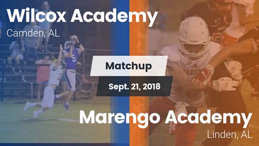 Football Game Recap: Marengo Academy vs. Wilcox Academy