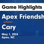 Soccer Game Preview: Apex Friendship Leaves Home