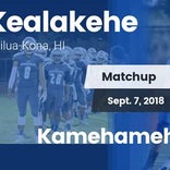 Football Game Recap: Kamehameha Hawai'i vs. Kealakehe