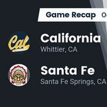 Football Game Recap: El Rancho Dons  vs. Santa Fe Chiefs