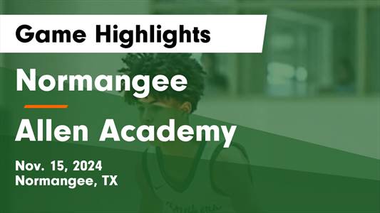 Basketball Recap: Allen Academy Comes Up Short