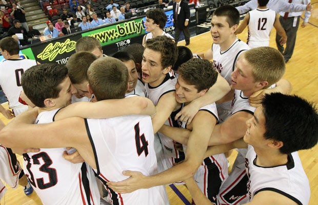 Monte Vista celebrates its first Northern California title, a Division I overtime win over Freedom.