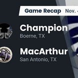 Football Game Preview: Boerne-Champion Chargers vs. Lehman Lobos