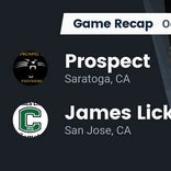 Football Game Recap: James Lick Comets vs. Prospect Panthers