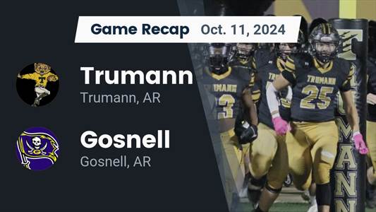 Football Recap: Trumann Takes Loss Despite Strong  Efforts from  Tony Postell Jr and  Bradon Whitsett