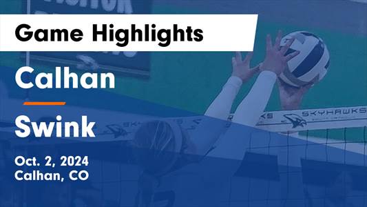 Volleyball Recap: Calhan Finds Home Court Redemption Against Swa