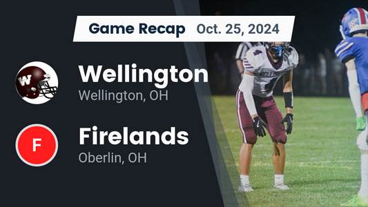 Football Recap: Firelands Has No Trouble Against Wellington