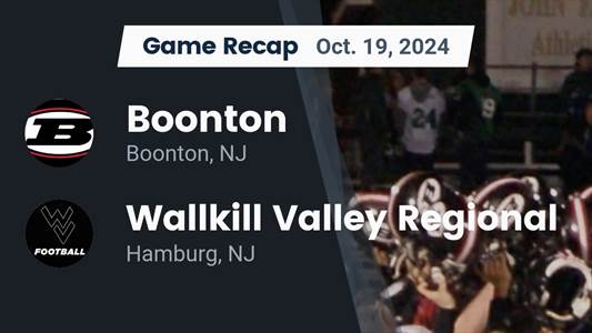 Football Recap: Boonton Comes Up Short