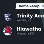 Trinity Academy have no trouble against Hiawatha
