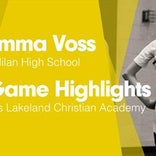 Emma Voss Game Report: vs Switzerland County