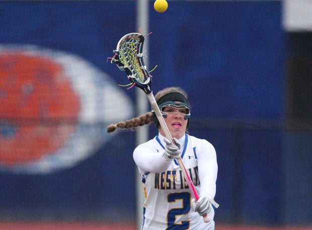 Lena Riportella helped West Islip win a state title with a late goal.