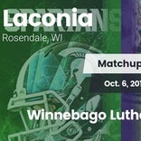 Football Game Recap: Winnebago Lutheran Academy vs. Laconia
