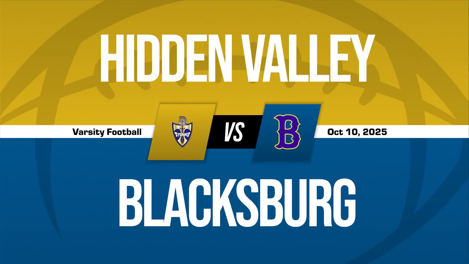 Football Recap: Hidden Valley Takes a Loss + How To Watch