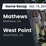 Football Game Preview: King William vs. West Point