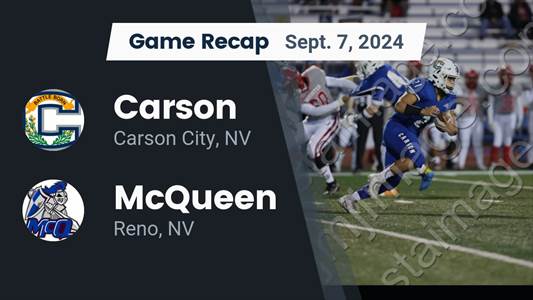 Football Game Preview: Carson Plays at Home