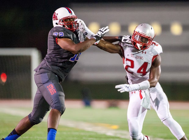 Terrell Hill, St. John's (right)