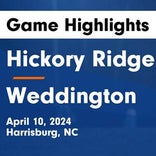 Soccer Game Recap: Weddington vs. Cuthbertson