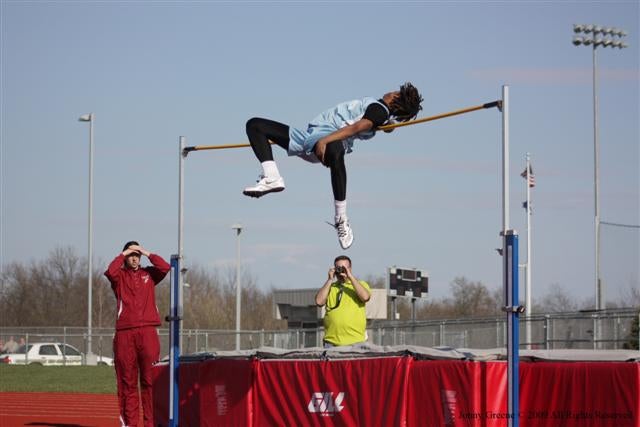 Grandview's James White soars to a record-breaking mark.