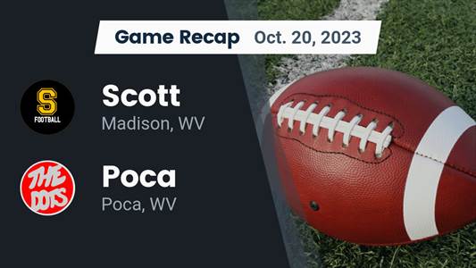 Football Game Recap: Scott Skyhawks vs. Poca The Dots
