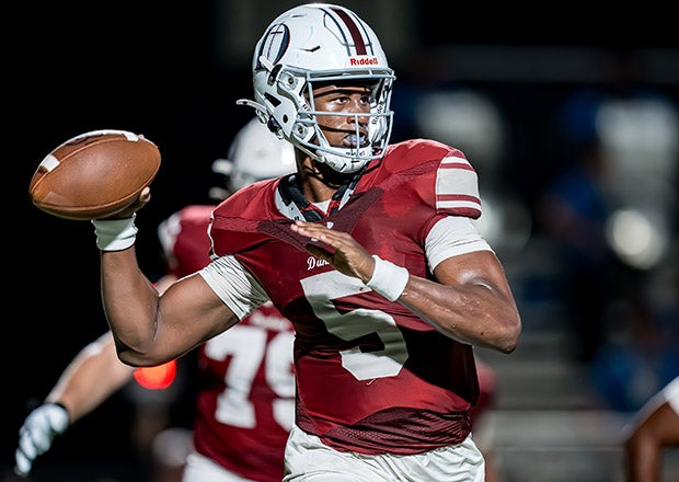Elijah Haven threw for at least 300 yards and three touchdowns in seven games this season. (PHOTO: Josh Ankeny)