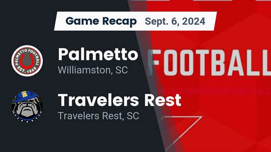 Football Game Preview: Palmetto Plays at Home