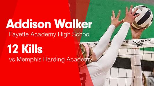 Addison Walker Game Report: vs Middleton