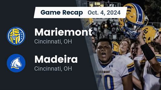 Football Recap: Mariemont Comes Up Short
