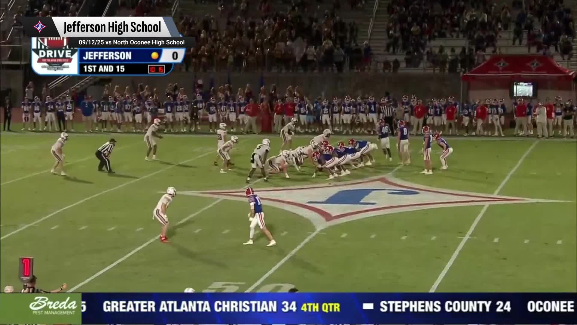 Football Recap: Jefferson Skates Past Dougherty with Ease