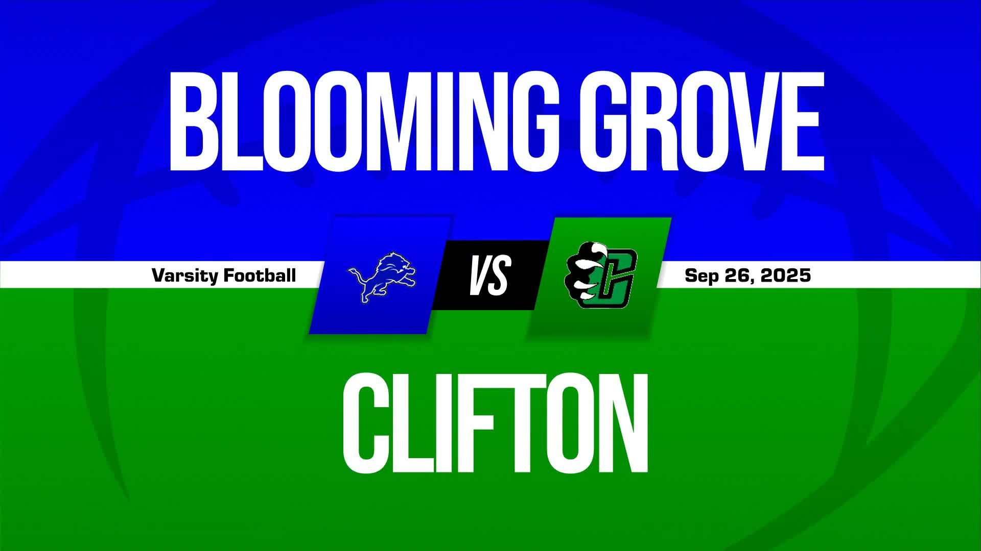 Football Game Preview: Blooming Grove Lions vs. Blue Ridge Tigers