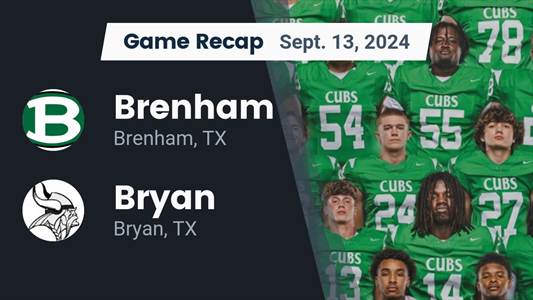 Football Game Preview: Bryan on Home-Turf