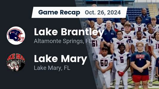 Football Recap: Lake Mary's Win on Friday Extends Winning Streak to Six