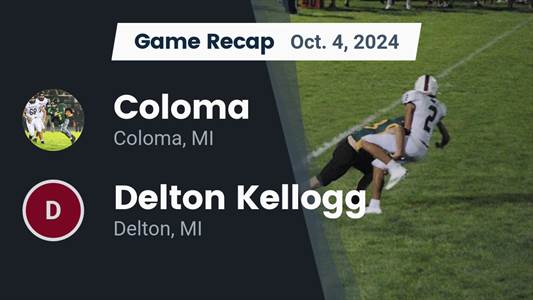 Football Recap: Coloma Piles Up the Points Against Kellogg