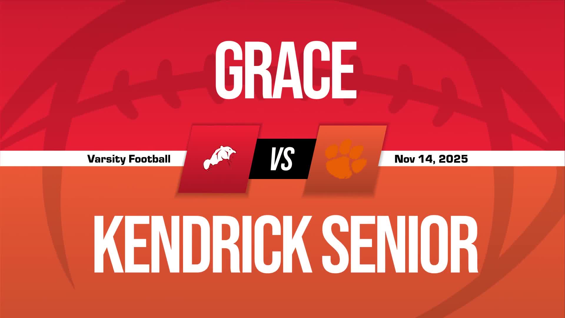 Football Game Preview: Kendrick Tigers vs. Logos Knights + How To Watch