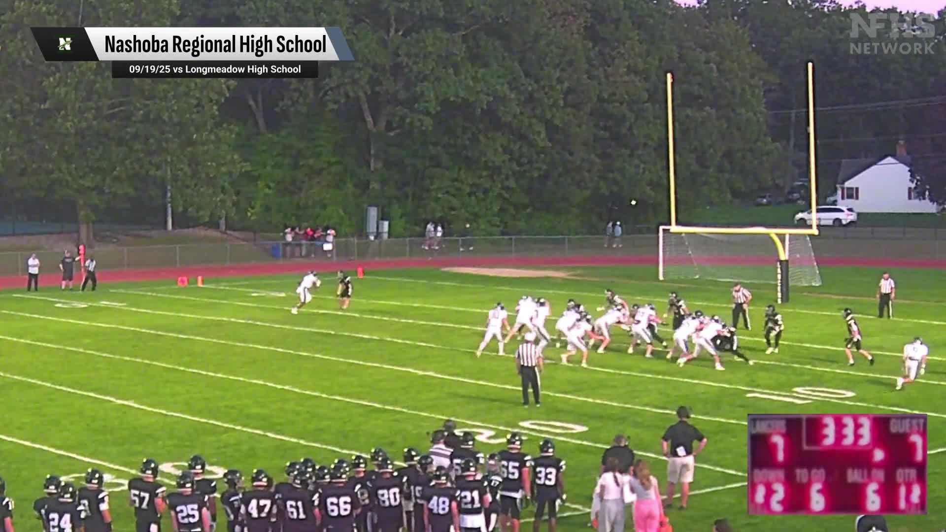 Football Recap: Nashoba Regional's Loss Ends Three-Game Winning Streak on the Road