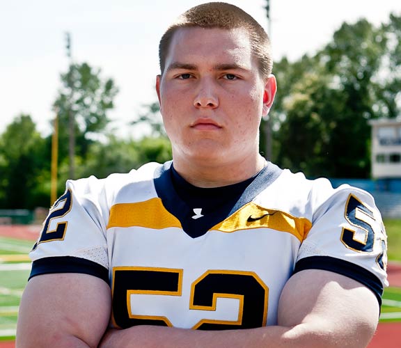 Jake Eldrenkamp leads a big, well-coached line.