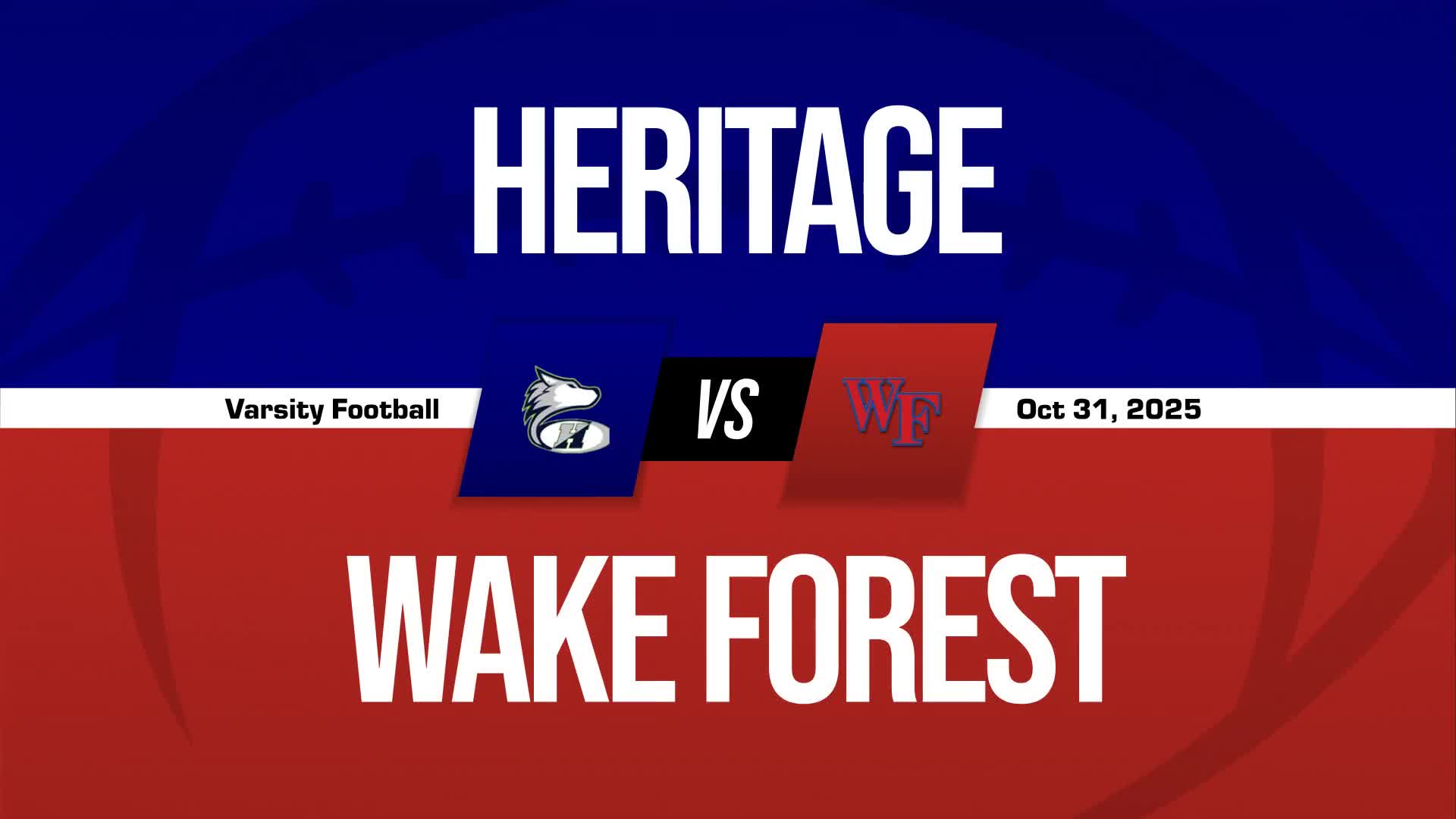 Football Recap: Heritage Takes Loss Despite Strong  Performances from  Owen Wood and  Xavier Williams