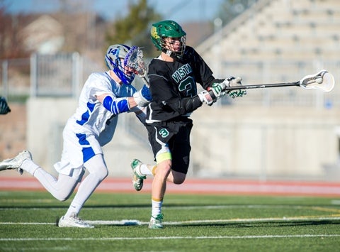 Mountain Vista and standout Colin Munro (3) take on Cherry Creek on Tuesday in a matchup of Colorado boys lacrosse heavyweights. Mountain Vista is the lone unbeaten in 5A, while the Bruins are ranked No. 1.