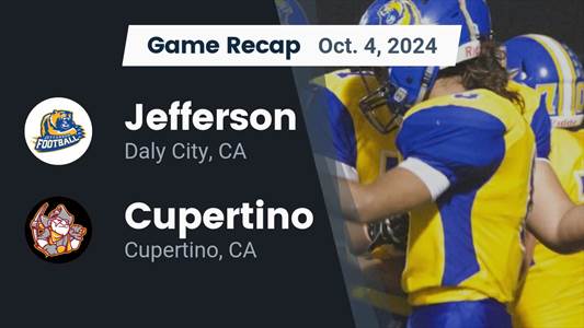 Football Recap: Cupertino Drops Season-High Score on Kathleen Ma